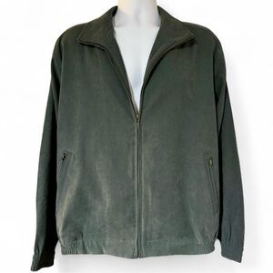 TRAVELSMITH Faux Suede Zip Jacket - Size M